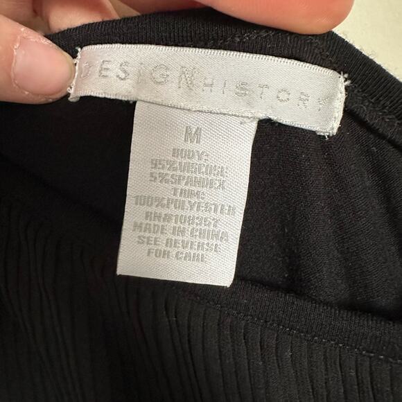 One Sleeve Ruffle Maxi Dress Black Size M - Picture 4 of 10